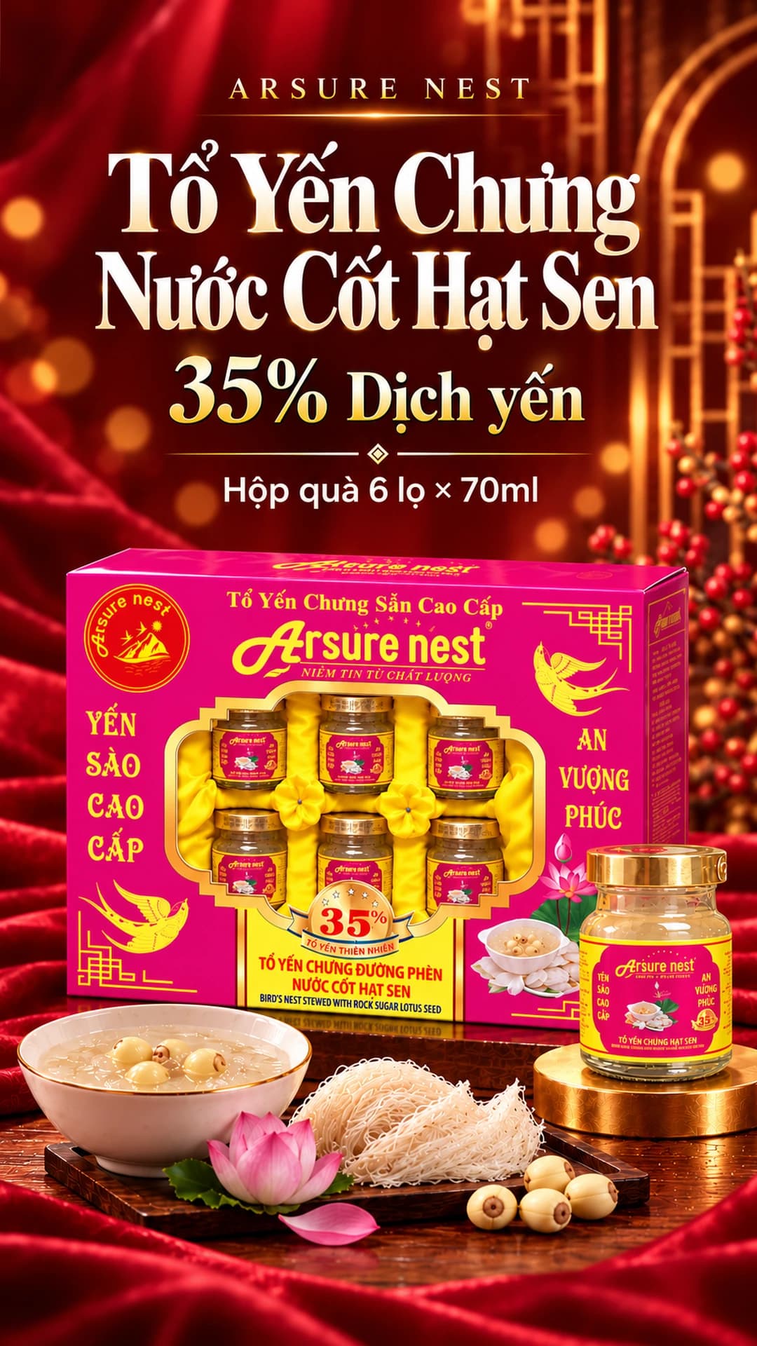 Arsure Nest - Nước Cốt Hạt Sen